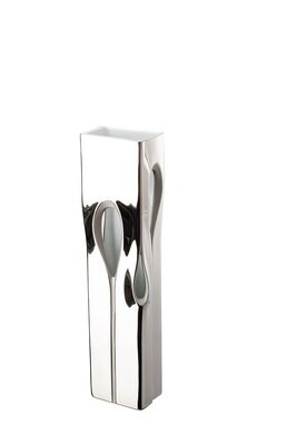 Rosenthal Lapp Platinum - Zaha Hadid Vase 17 3/4 Inchch, MPN: 14487-426274-26045, 790955139084