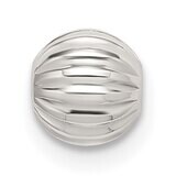 6.0mm Corrugated Bead Sterling Silver SS3812, MPN: SS3812,