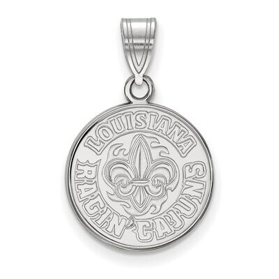University of Louisiana at Lafayette Medium Pendant 14k White Gold 4W001USL, MPN: 4W001USL, 8867748…