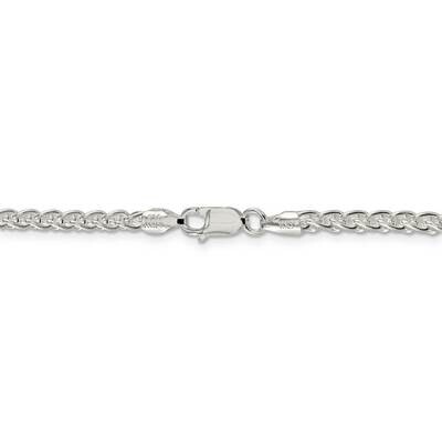 28 Inch 3mm Round Spiga Chain Sterling Silver QSP080-28, MPN: QSP080-28, 886774086477