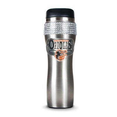 Orioles Silver Jeweled 14oz Stainless Tumbler GC3965, MPN: GC3965, 89006553710
