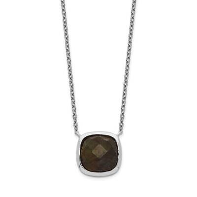 Labradorite Necklace Sterling Silver QG5458-16, MPN: QG5458-16, 886774083513