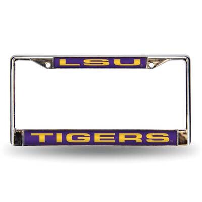 Collegiate Louisiana State Purple Laser Chrome Car License Plate Frame GC6974, MPN: GC6974, 9474640…