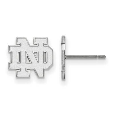 University of Notre Dame Extra-Small Post Earrings 14k White Gold 4W008UND, MPN: 4W008UND, 19110113…