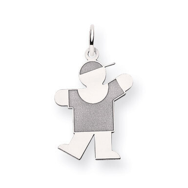 Kid Charm 14k White Gold XK1092W, MPN: XK1092W, 883957534831