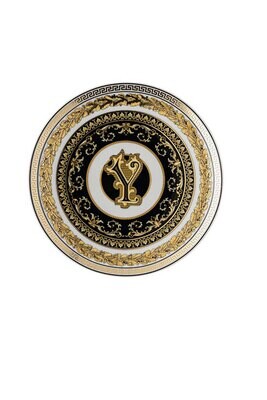 Versace Virtus Alphabet Y Bread &amp; Butter Plate 6 2/3 Inch, MPN: 19335-403755-10217, 790955174054