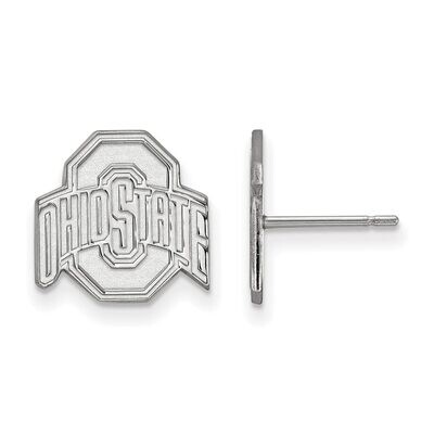 Ohio State University Small Post Earring 14k White Gold 4W009OSU, MPN: 4W009OSU, 886774836799