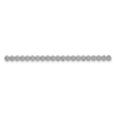 Trim Gallery Type 52.4 x 2.1mm Die Struck Strip Setting 14k White Gold WG317, MPN: WG317,