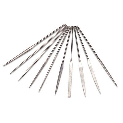 10-Piece Precision Diamond Needle File Set JT2594, MPN: JT2594, 654207155942