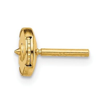 Small Guardian Comfort Trigger Back and Post Earring Setting 18k Yellow Gold 8Y2838, MPN: 8Y2838,