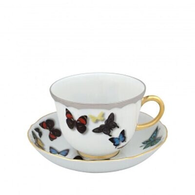 Vista Alegre Christian Lacroix Butterfly Parade Tea Cup And Saucer Set of 4 21125988, MPN: 21125988…