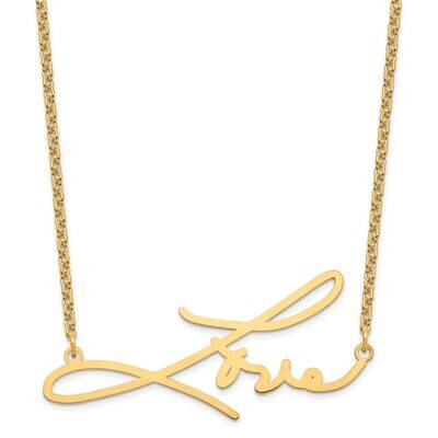 Signature Necklace Sterling Silver Gold-plated XNA507GP, MPN: XNA507GP, 191101221484