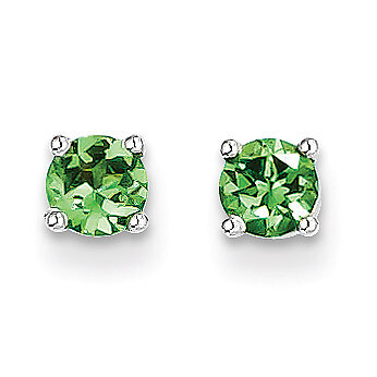 Tsavorite Earrings 14k White Gold XE71WTS-B, MPN: XE71WTS-B, 883957340548
