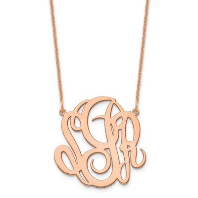 Monogram Necklace 14k Rose Gold XNA888R, MPN: XNA888R,