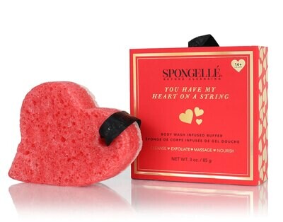 Spongelle Boxed Heart On A String Camelia Rose 14+ Washes 3Oz Pack of 6 AST-BCBHOS