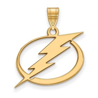 Tampa Bay Ligtning Large Pendant Gold-plated Silver GP004LIG, MPN: GP004LIG, 886774741222