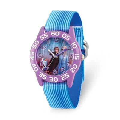 Disney Frozen II Time Teacher Blue Stretch Band Kids Watch XWA6277, MPN: XWA6277, 842885113860