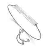 Virginia Tech Small Bar Adjustable Bracelet Sterling Silver SS083VTE-9, MPN: SS083VTE-9, 1911012063…