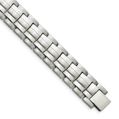 8.5 Inch Link Bracelet Stainless Steel Brushed and Polished SRB2779-8.5, MPN: SRB2779-8.5, 19110185…
