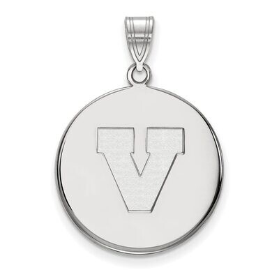University of Virginia Large Disc Pendant 10k White Gold 1W080UVA, MPN: 1W080UVA, 886774793627