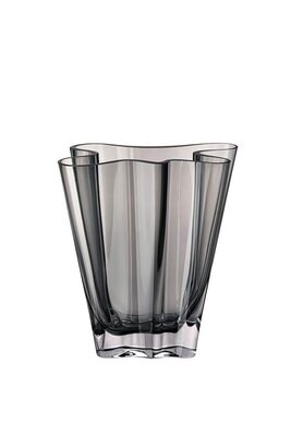 Rosenthal Flux Gray Crystal Vase 8 Inch, MPN: 69160-321571-47020, 790955368316