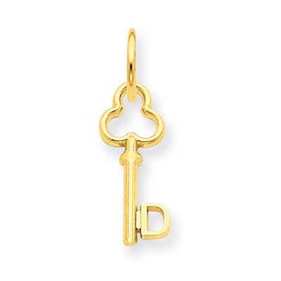 D Key Charm 14k Gold K3442D, MPN: K3442D, 886774100180