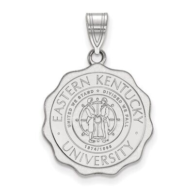 Eastern Kentucky University Large Crest Sterling Silver SS016EKU, MPN: SS016EKU, 886774682280