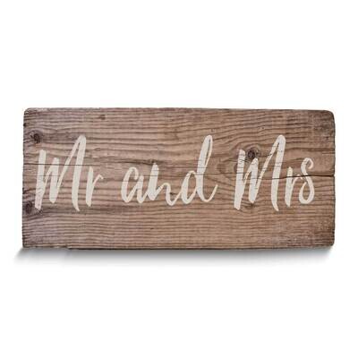 Mr and Mrs Wood Wall Plaque GM25246, MPN: GM25246, 788089173616