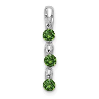 1/3Ct. Green Diamond Slide Pendant 14k White Gold PM4803-GD-033-WA, MPN: PM4803-GD-033-WA, 88395768…