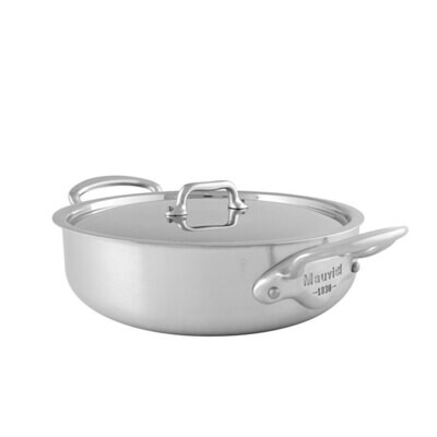 Mauviel M&#39;Urban Rondeau with Lid 24cm 9.5 Inch 5030.25