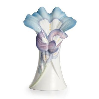 Franz Porcelain Blooming Bluebonnets Flower Small Vase FZ02249, MPN: FZ02249,