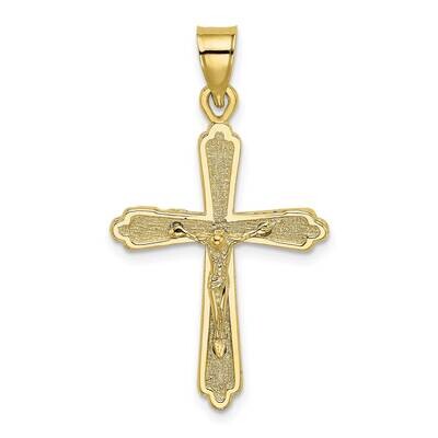 Textured Crucifix Charm 10k Gold 10K8437, MPN: 10K8437,