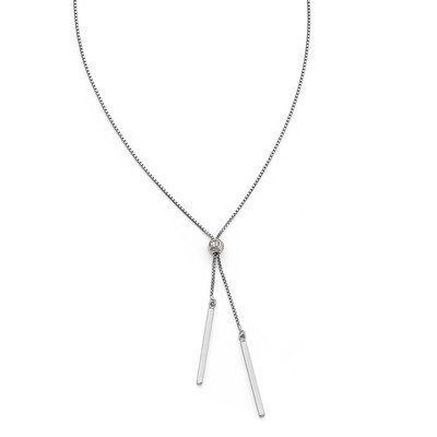 Leslie&#39;s Adjustable Necklace 18 Inch Sterling Silver Polished HB-QLF675-18, MPN: QLF675-18, 1911018…