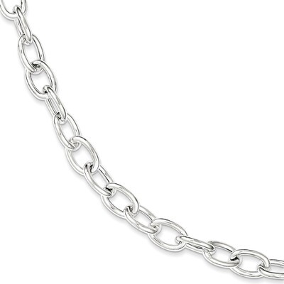 7.5 Inch Open Link 8.50mm Bracelet Sterling Silver QG3358-7.5, MPN: QG3358-7.5, 191101294105