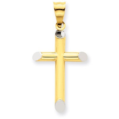 3-D Hollow Cross Pendant 14k Gold K3617, MPN: K3617, 886774100715