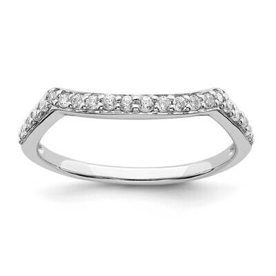 Contoured Diamond Band 14k White Gold RM6456B-020-WAA, MPN: RM6456B-020-WAA,