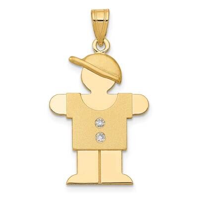 VS Diamond Kid Pendant 14k Gold XK259VS, MPN: XK259VS, 883957230740