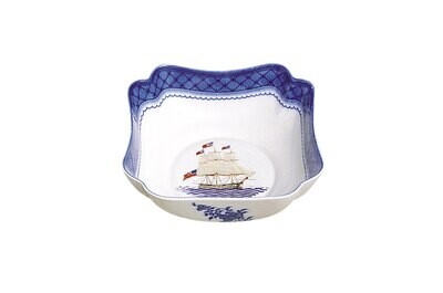 Mottahedeh American Ship Constitution Small Square Bowl S1834, MPN: S1834,