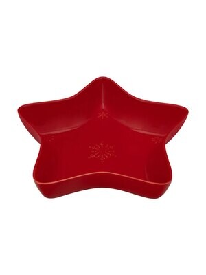 Bordallo Pinheiro Pinheiro Snow Flakes Star Bowl Red 65013655, MPN: 65013655, 5600876071637