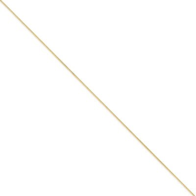 1.3mm Curb Pendant Chain 24 Inch 14k Gold PEN102-24, MPN: PEN102-24, 886774994000