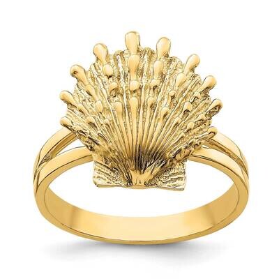 Lion&#39;S Paw Shell Ring 14k Gold R678, MPN: R678, 637218047802