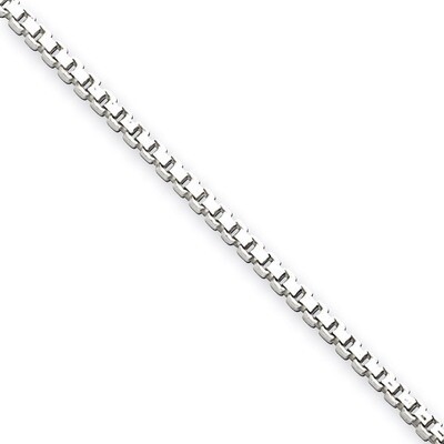 18 Inch 1.4mm Box Chain Sterling Silver QBX026-18, MPN: QBX026-18, 886774412603