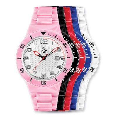 Blue White Pink Black Red Watch Set YoT Interchangeable 5 Bands XWA5670, MPN: XWA5670, 6 13874 5001
