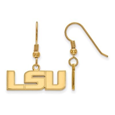 Louisiana State University Small Dangle Earring Wire Gold-plated Silver GP006LSU, MPN: GP006LSU, 88…