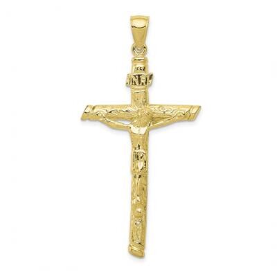 Inri Crucifix Pendant 10k Gold 10K5061, MPN: 10K5061,