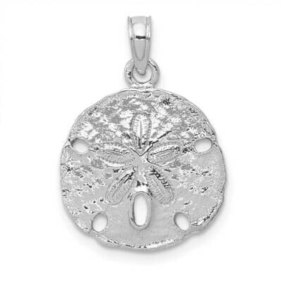 Sand Dollar Pendant 14k White Gold Polished C2542W, MPN: C2542W, 637218126156