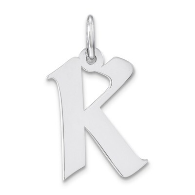 Artisan Block Initial K Charm Sterling Silver QC5089K, MPN: QC5089K, 886774962054