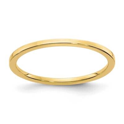 1.2mm Flat Stackable Band 14k Gold STK16-120Y, MPN: STK16-120Y, 191101667626