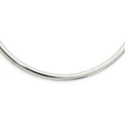 4.5mm Polished Cubetto 16in Necklace Sterling Silver QG5363-16, MPN: QG5363-16, 883957959153