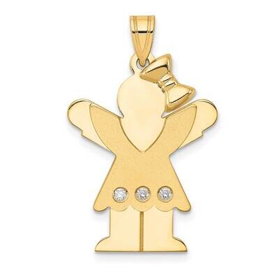 A Diamond Kid Pendant 14k Gold XK464A, MPN: XK464A, 883957230320